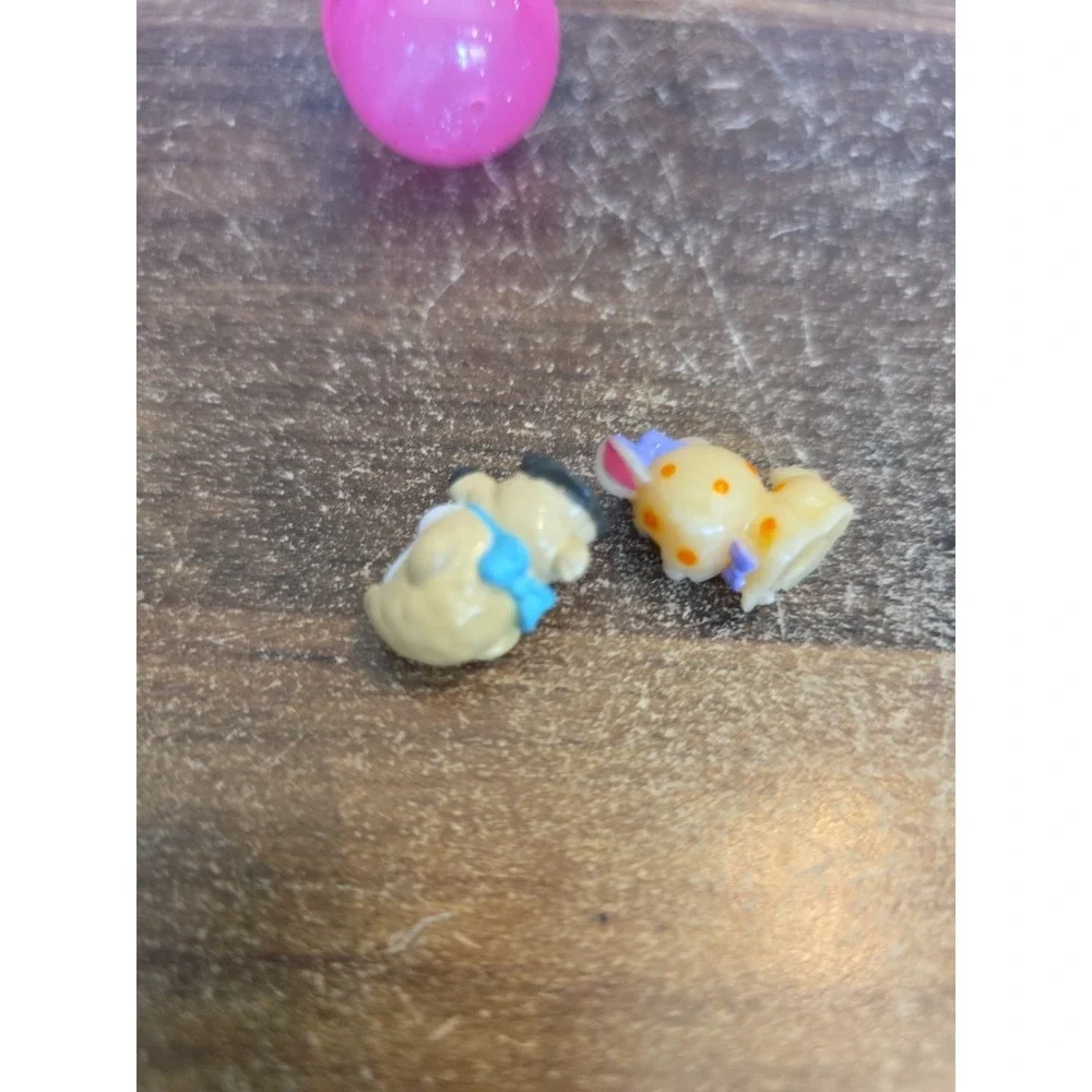 Squinkies Originals Wave 1 Cute Yellow Spotted Bunny Purple Bow‎ Sheep Blue Bow